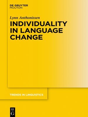 cover image of Individuality in Language Change